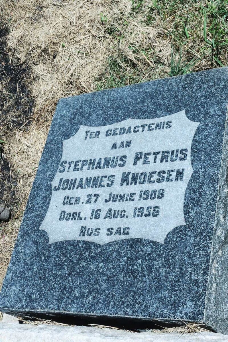 KNOESEN Stephanus Petrus Johannes 1908-1956