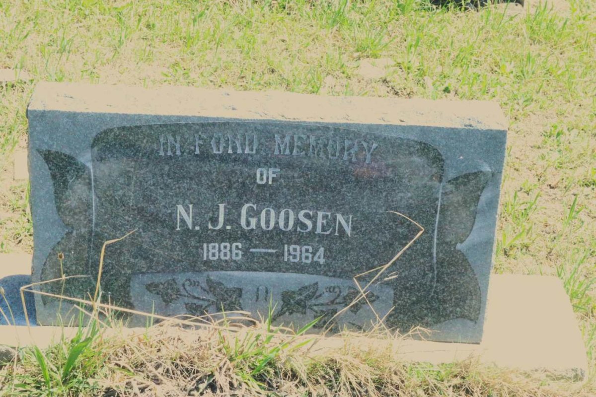 GOOSEN N.J. 1886-1964