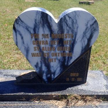 HOLDER Susanna Cornelia -1991