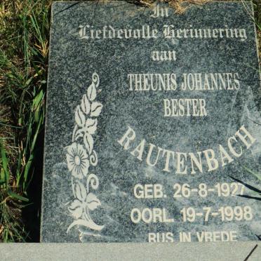 RAUTENBACH Theunis Johannes Bester 1927-1998
