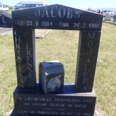 JACOBS Christiaan Ernest Mojalefa 1984-1988