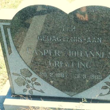 GREYLING Casper Johannes 1887-1965