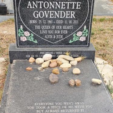 GOVENDER Antonnette 1963-2013