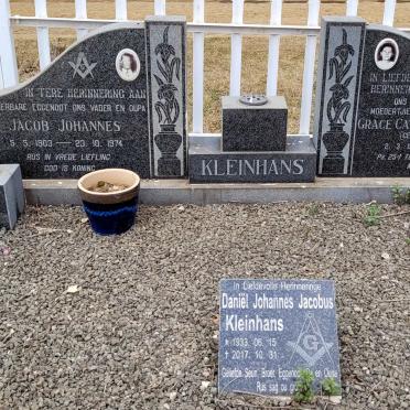 KLEINHANS Jacob Johannes 1903-1974 &amp; Grace Catherina Fredrika KANNEMEYER 1912-1988