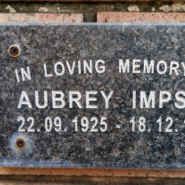 IMPSON Aubrey 1925-1983