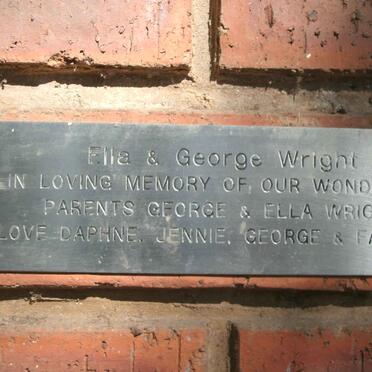 WRIGHT George &amp; Ella