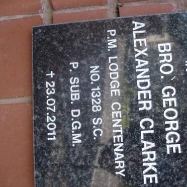 CLARKE George Alexander -2011