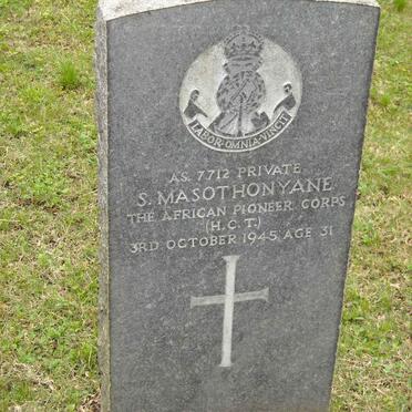 MASOTHONYANE S. -1945