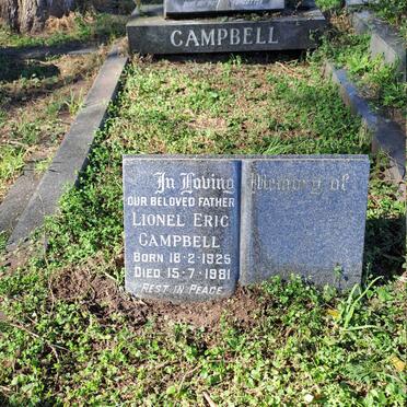 CAMPBELL Lionel Eric 1925-1981