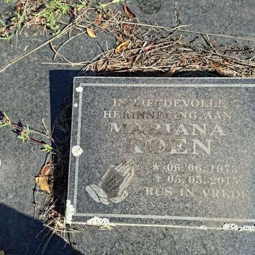 KOEN Mariana 1973-2015