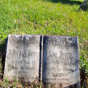 PERRY Alfred G. -1937 & Ada -1940