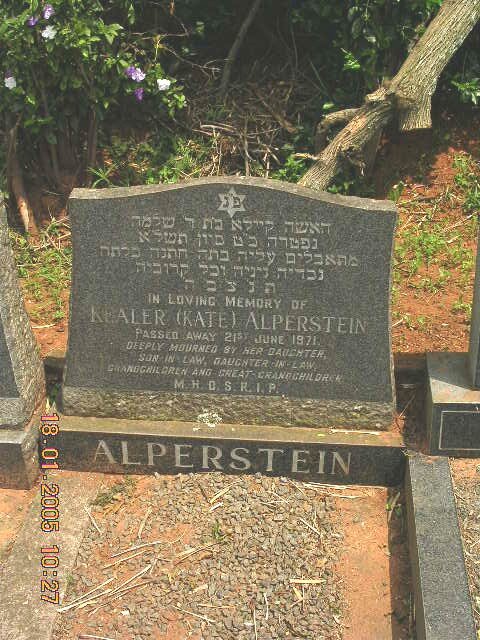 ALPERSTEIN Kealer -1971