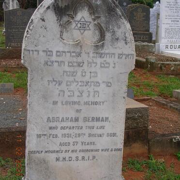 BERMAN Abraham -1931