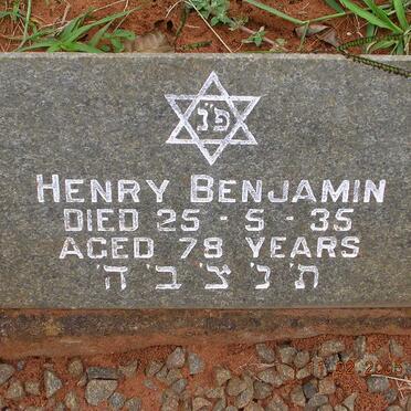 BENJAMIN Henry -1935