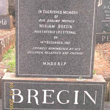 BREGIN Miriam -1967