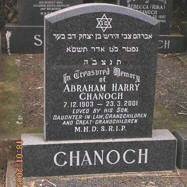 CHANOCH Abraham Harry 1903-2001