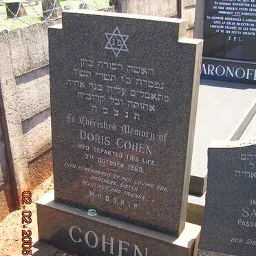 COHEN Doris -1969