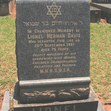 DAVIS Lionel Herman -1951