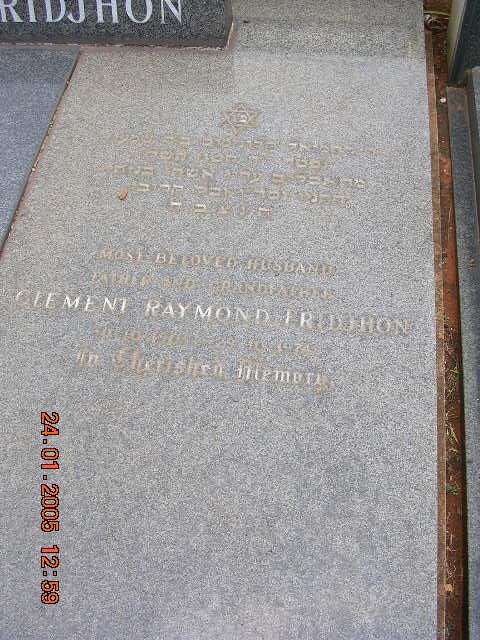 FRIDJHON Clement Raymond -1974