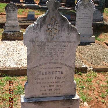 FRANK Henrietta -190?