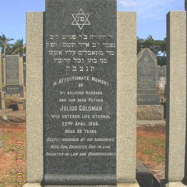 GOLDMAN Julius -1956