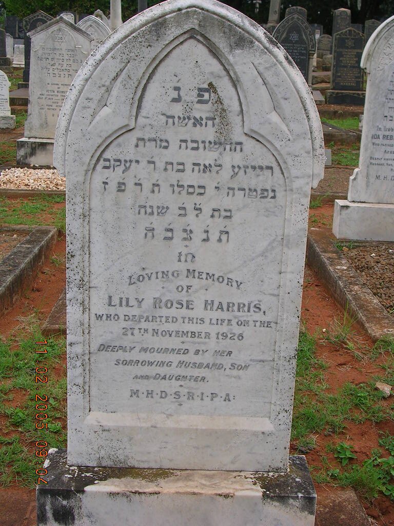 HARRIS Lily Rose -1926