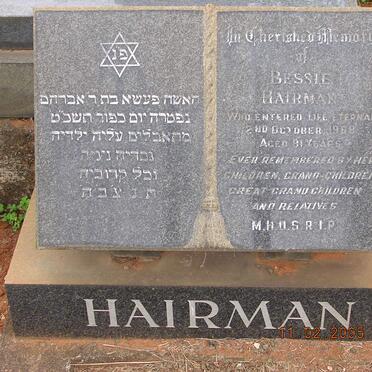 HAIRMAN Bessie -19?8