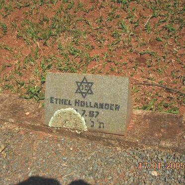 HOLLANDER Ethel -1957