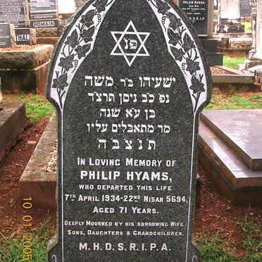 HYAMS Philip -1934