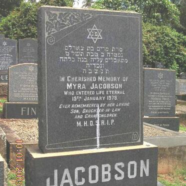 JACOBSON Myra -1979