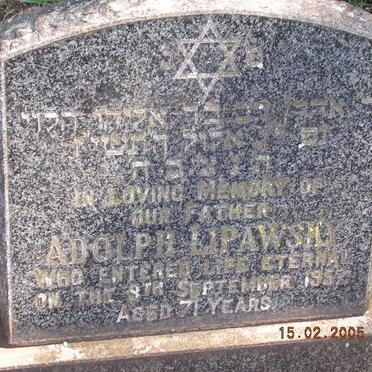 LIPAWSKY Adolph -1957