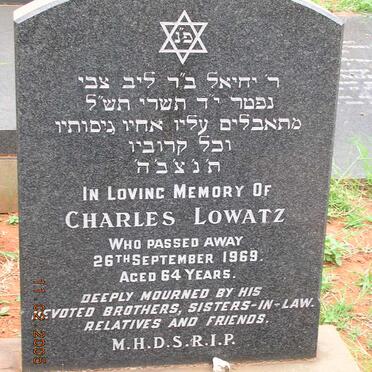 LOWATZ Charles -1969