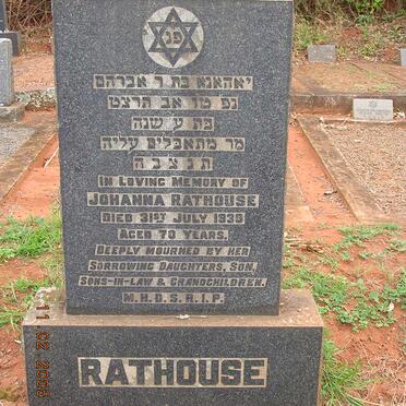 RATHOUSE Johanna -1939