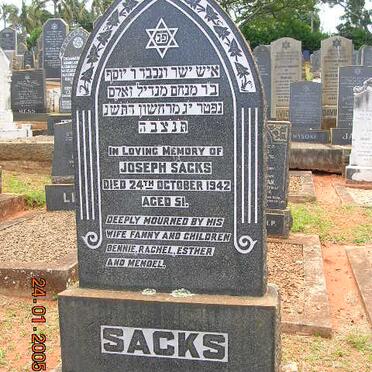 SACKS Joseph -1942