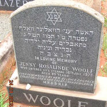 WOOLF Jenny Rosalinde -1973
