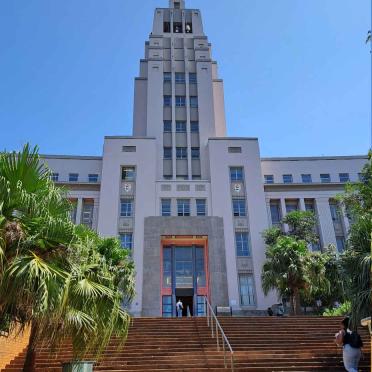 Kwazulu-Natal, DURBAN, Glenmore, University of KZN, Memorial Tower Building, WWII Memorial