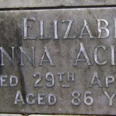 ACHESON Elizabeth Anna -1960