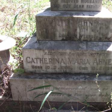 AHNERT Walter 1882-1938 &amp; Catherina Maria 1886-1969