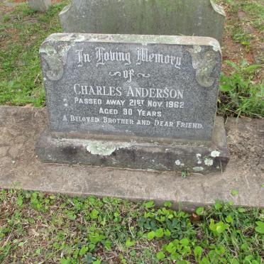 ANDERSON Charles -1962