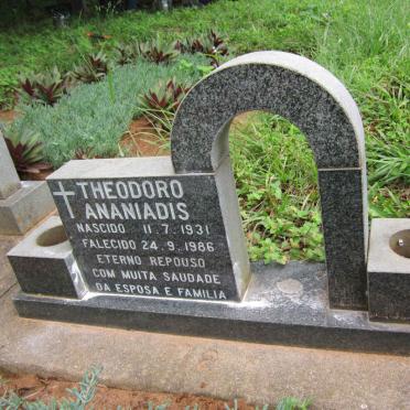 ANANIADIS Theodoro 1931-1986