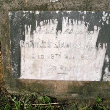 ALLEN Charles James -1936