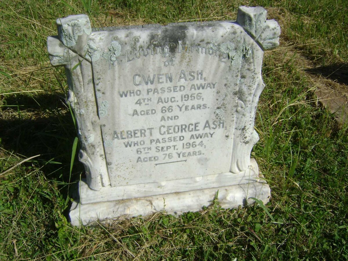 ASH Albert George -1964 &amp; Gwen -1956