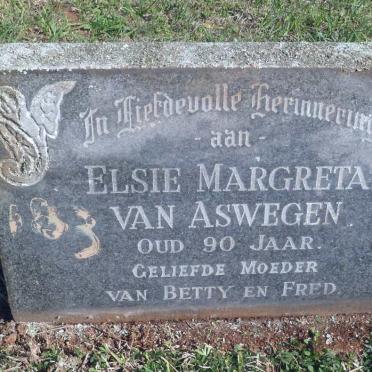 ASWEGEN Elsie Margreta, van
