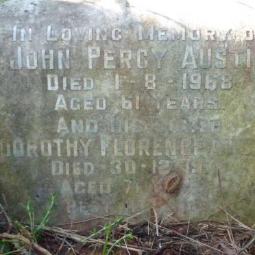 AUSTIN John Percy -1968 &amp; Dorothy Florence -1979