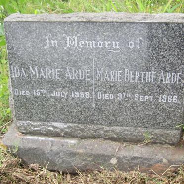 ARDE Ida Marie -1958 :: ARDE Marie Berthe -1966