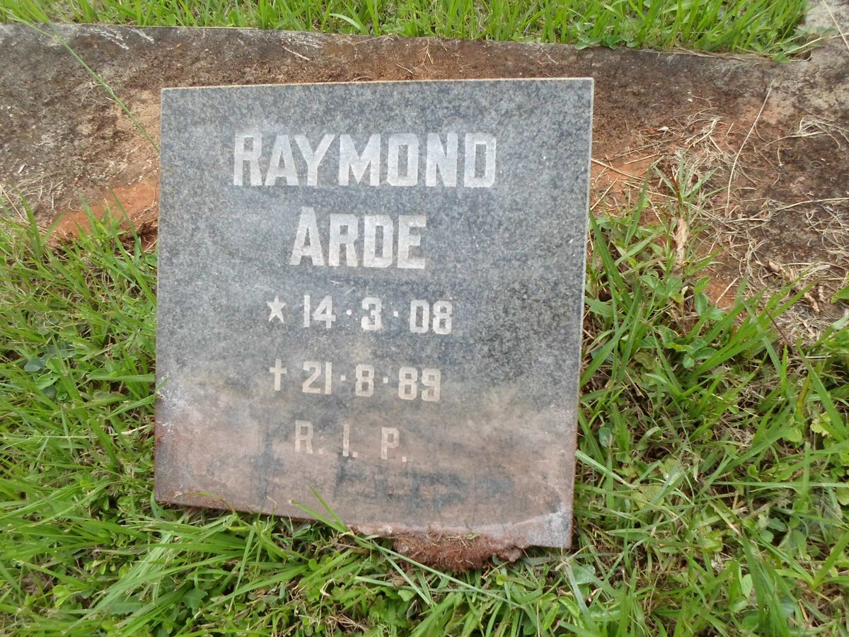 ARDE Raymond 1908-1989