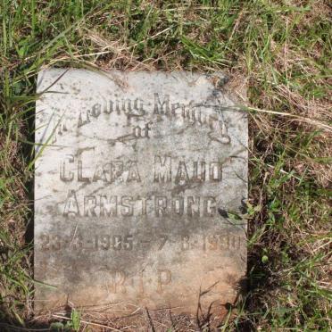 ARMSTRONG Clara Maud 1905-1990
