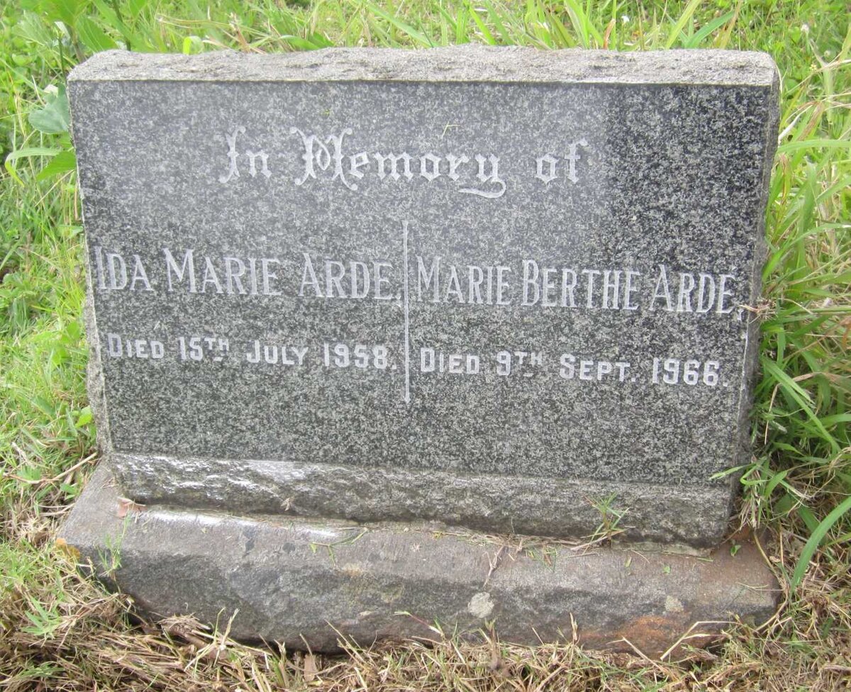 ARDE Ida Marie -1958 :: ARDE Marie Berthe -1966