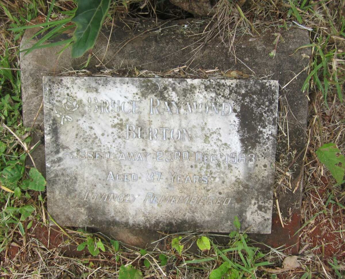 BURTON Bruce Raymond -1963