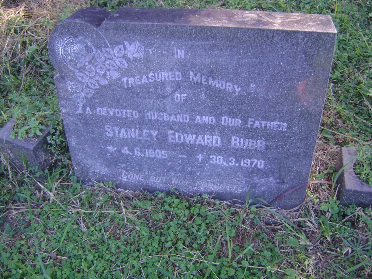 BUBB Stanley Edward 1905-1970